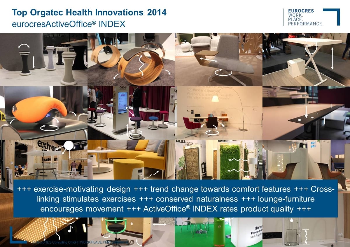 WorkPlace Flash: Top Orgatec Health Innovations 2014