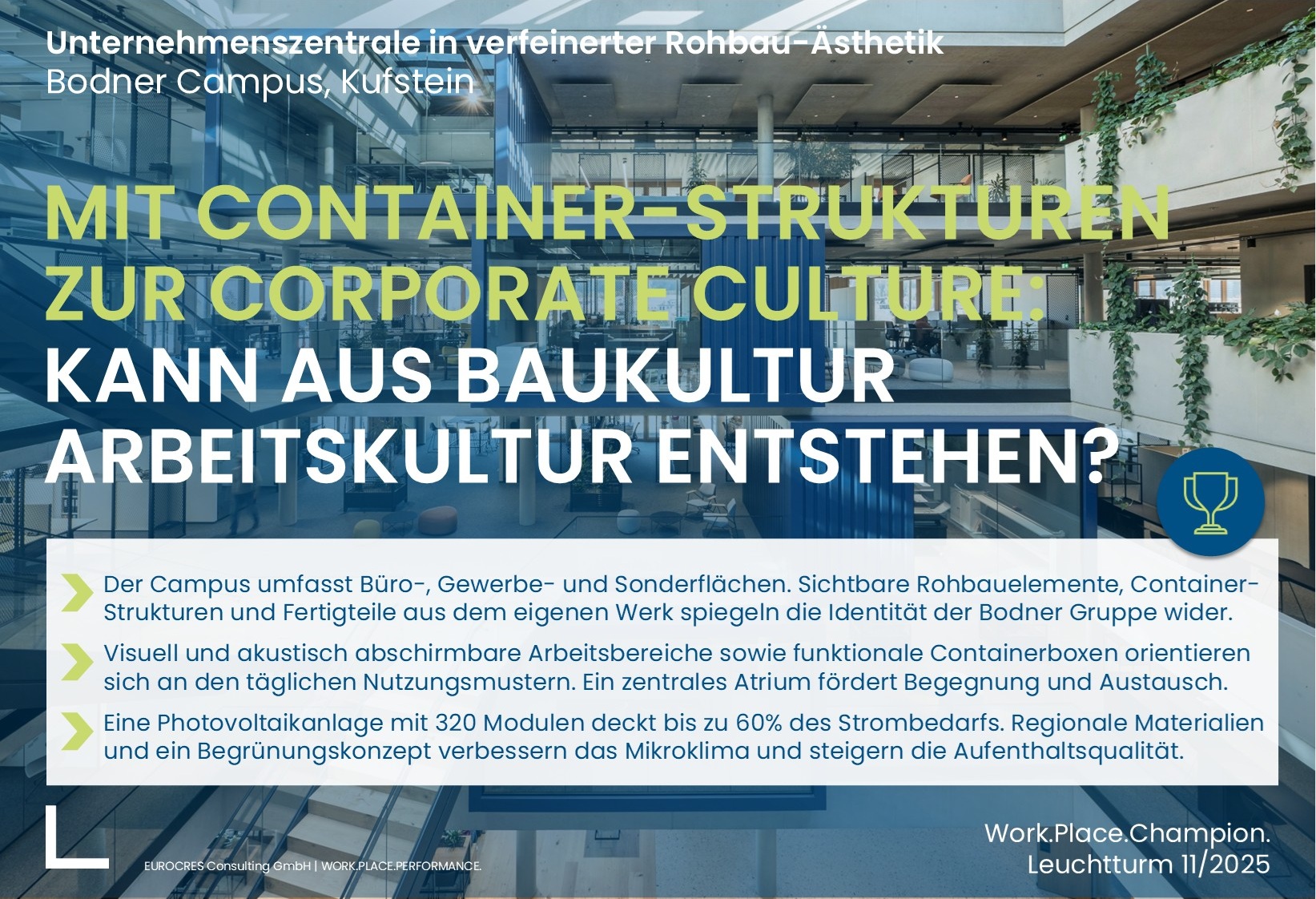 Kann aus Baukultur Arbeitskultur entstehen?